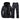 Ensemble de ski homme – Veste et pantalon noirs avec capuche doublée