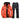 Ensemble de ski homme – Veste orange et pantalon noir, tenue thermique