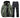 Ensemble de ski homme – Veste vert kaki et pantalon noir, style outdoor