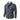 Gilet zippé homme gris chiné à col montant, style semi-formel