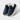 Chaussures d'hiver bleu marine pour femmes – élégantes et chaudes / Navy blue winter shoes for women – elegant and warm slip-ons