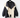 Trench-coat Lilith™ noir et crème porté, coupe ample