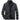 Veste d’hiver noire pour homme avec fermeture zippée et col montant en polaire