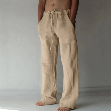 Rowan™ - Pantalon à cordon de serrage en coton et lin