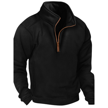 Pull décontracté à quart de zip