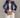 Constance | Blazer Femme Pois Bleu Marine