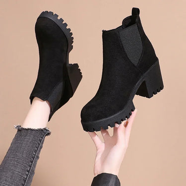 Jocelyn™ - Bottines courtes sexy à talons carrés