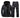Ensemble de ski homme – Veste et pantalon noirs avec capuche doublée