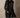 Femme portant le trench noir Eloise™ en intérieur, style motard moderne