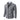 Gilet gris clair zippé porté sur chemise et cravate