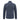 Gilet homme bleu chiné à fermeture éclair, porté avec chemise blanche et cravate noire
