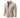 Gilet zippé beige pour homme avec col contrasté