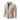 Gilet zippé beige pour homme avec col contrasté