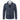 Gilet zippé homme bleu foncé à col montant, porté sur une chemise et une cravate
