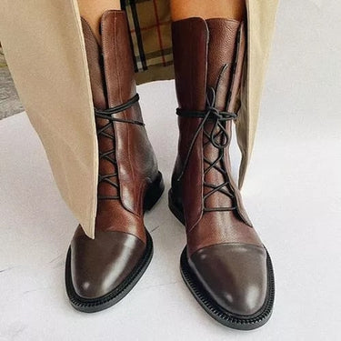 Maëlys™ - Bottes pointues à lacets chic pour femme