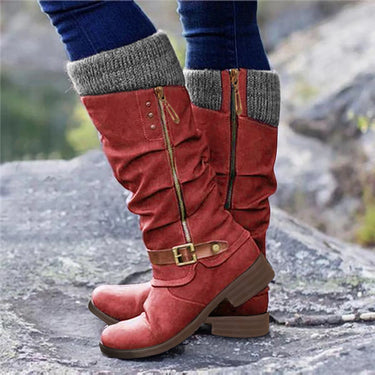 Parker™ - Botte hautes rondes vintage