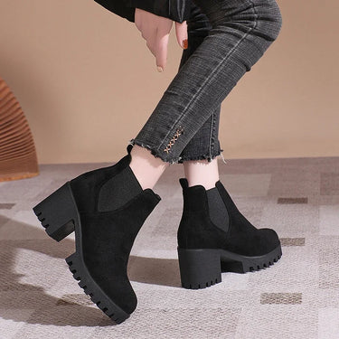 Jocelyn™ - Bottines courtes sexy à talons carrés