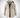 Manteau d’hiver blanc pour homme avec capuche et doublure à carreaux