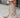 Janna™ - Bottines western perforées - Daim - Talon bloc - Chic et décontracté
