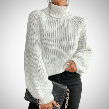 Lilou™ – Pull col roulé en maille