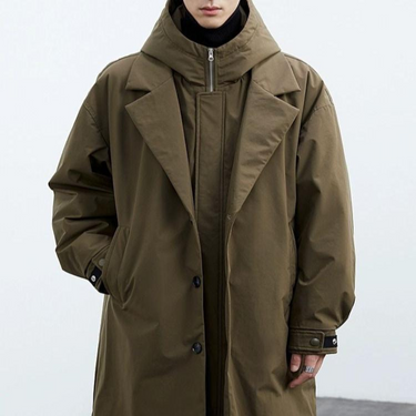 Dastan™ – Trench-coat décontracté à capuche