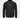 Veste bomber noire avec fermeture éclair jaune et ourlet rayé – vue de face