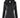Veste noire femme cintrée avec capuche et poches zippées