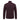 Vue arrière du gilet zippé homme bordeaux chiné à col montant
