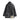 Vue arrière du manteau Mira Gris foncé avec écharpe et détails contrastants