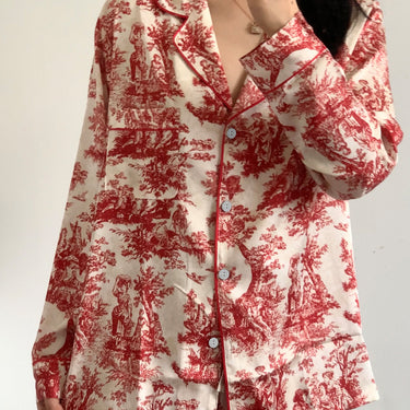 Erza™ - Ensemble de pyjama à imprimé floral chic