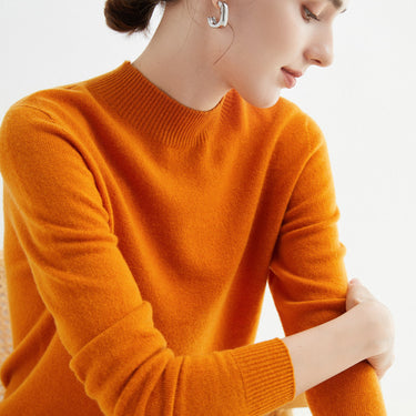 Olenna™ - Pull col roulé élégant en cachemire