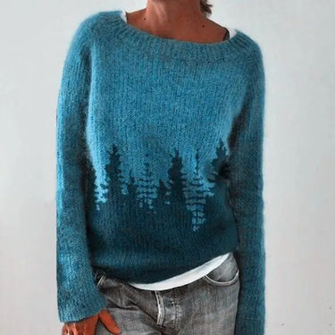 Élise™ - Pull casual chic à col rond