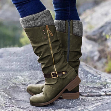 Parker™ - Botte hautes rondes vintage